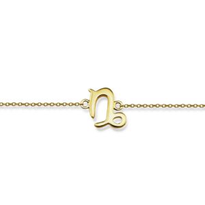 Bracelet Zodiaque Capricorne Plaqué Or – Jwls4u ZB001G