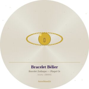 Bracelet Zodiaque Bélier — Plaqué Or