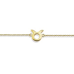 Bracelet Zodiaque Taureau Plaqué Or – Jwls4u ZB005G