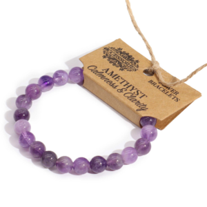Bracelet Pierre Naturelle Améthyste — Sérénité & Intuition