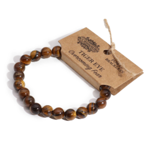 Bracelet Pierre Naturelle Œil de Tigre — Clarté & Courage