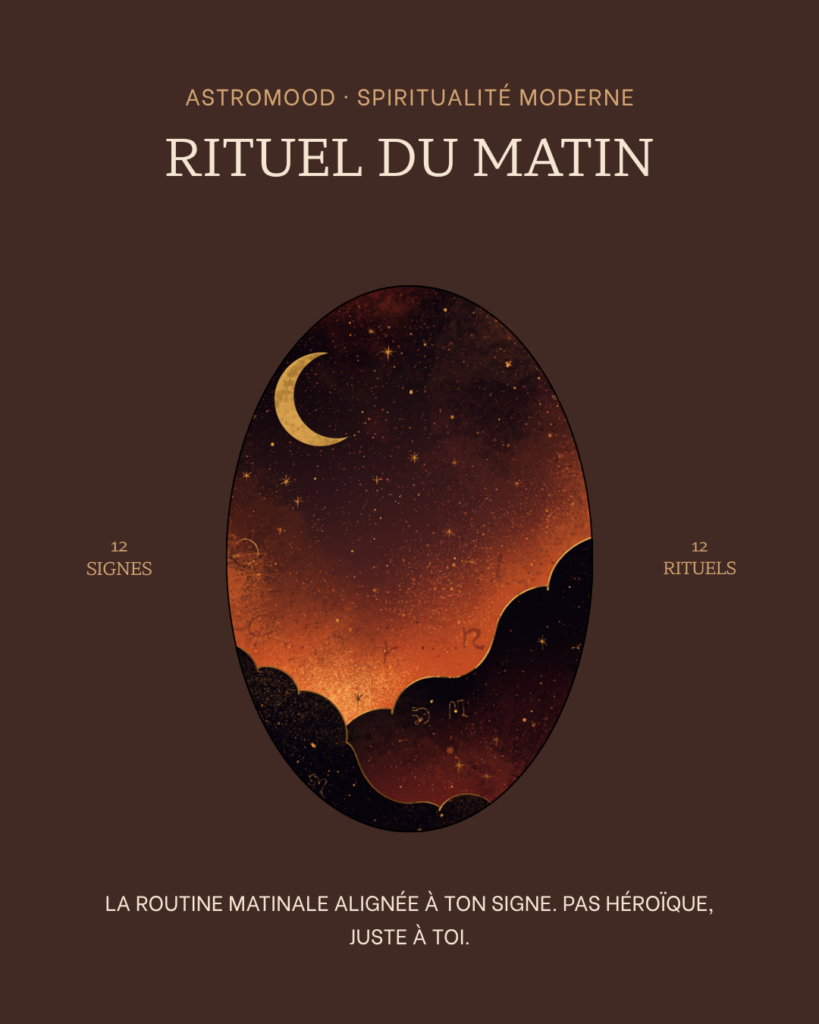 Rituel du matin signe astrologique — AstroMood (cover carrousel)