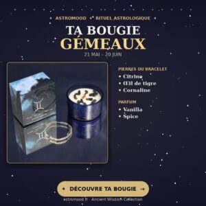 Astromood bougie gemini ig square