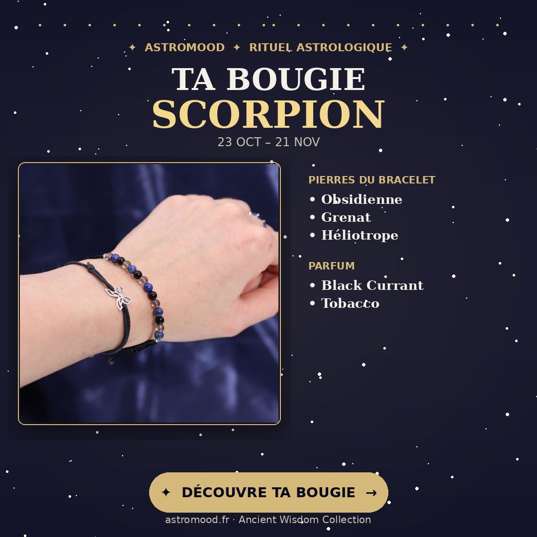 Astromood bougie scorpio ig square