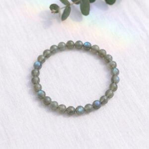 Labradorite bracelet 6mm incline