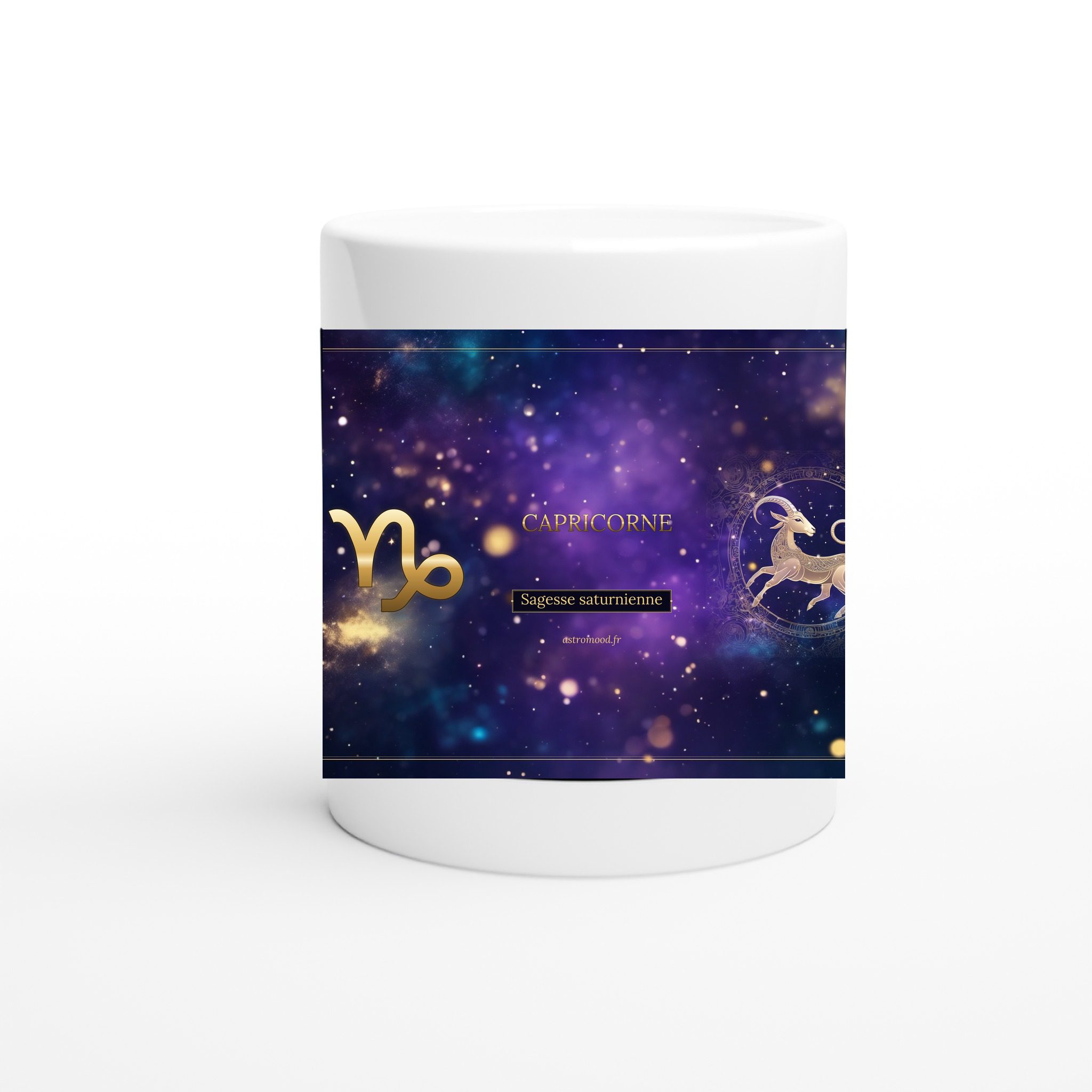 Mug Capricorne — Sagesse saturnienne · AstroMood