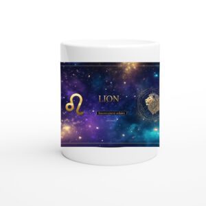 Mug Lion - Souveraineté solaire | L'aura royale du zodiaque par AstroMood
