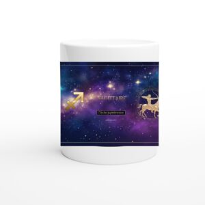 Mug Sagittaire — Flèche Jupitérienne · AstroMood - Célèbre l'Esprit Libre de ton Signe